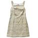 Lilly Pulitzer Dresses | Lilly Pulitzer Floral Embroidered Shift Dress | Color: Tan/White | Size: 4