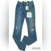 Jessica Simpson Jeans | Jessica Simpson Kiss Me Super Skinny Flawless Flex Low Rise Denim Jeans | Color: Blue | Size: 25