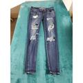 American Eagle Outfitters Jeans | American Eagle Jeans Womens Blue Sz 4 Low Rise Ladies Jegging Pants Denim | Color: Blue | Size: 4