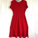 Anthropologie Dresses | Anthropologie Feather Bone Oda Sweater Dress Women Size Small Red Wool Alpaca | Color: Red | Size: S