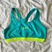 Nike Intimates & Sleepwear | Nike Sports Bra - Turquoise And Lime - Large | Color: Blue/Yellow | Size: L