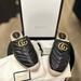 Gucci Shoes | Gucci Nappa Charlotte Doulbe Gg Espadrilles | Color: Black/Gold | Size: 41eu