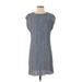 Madewell Casual Dress - Shift: Gray Marled Dresses - Women's Size 0