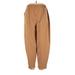 Casual Pants - High Rise Harem Pants Harem Pants: Brown Bottoms - Women's Size X-Large