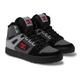 DC Shoes Herren Pure HIGH-TOP WC WNT Sneaker, Grey/Black/RED, 44 EU