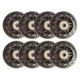 DYHQQ 82A Inline Skate Wheels w/Bearings 72MM, Luggage Wheels, Furniture Wheels Replacement for Roller Skate Wheel Replacement, 8 Pack