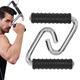 Resistance Band Handles, 1 Pair Exercise Band Handles, Metal Resistance Band Handles, C Shape Pull Up Handle, Heavy Duty Handles for Elastic Band Workouts, Barbells and Resistance Bands