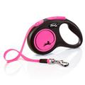 flexi New Neon harness lead pink, 5m/M up to 25kg dog