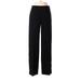 Giorgio Armani Wool Pants - High Rise: Black Bottoms - Women's Size 42