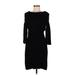 Sleeping On Snow Casual Dress - Sheath: Black Dresses - Women's Size Medium