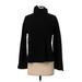 Active by Old Navy Fleece Jacket: Short Black Print Jackets & Outerwear - Women's Size X-Small