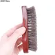 Brosse en poils de cheval en bois naturel 1 pièce accessoire d'entretien pour chaussures bottes