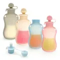 Sacs Alisenspour Bébé en Silicone Sans Bpa 150ml pour Tous les Jours Réutilisables à Presser