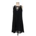 Made With Love Casual Dress - A-Line: Black Dresses - Women's Size Small