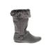 REPORT Boots: Winter Boots Wedge Casual Gray Shoes - Women's Size 8 - Round Toe