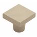 Emtek Rustic Modern Square Cabinet Knob 1-5/8" Metal in Brown | 1.25 H x 1.25 W x 1.13 D in | Wayfair 86662TWB