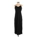 Lou & Grey Casual Dress - Sheath V Neck Sleeveless: Black Print Dresses - Women's Size X-Small
