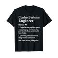 Control Systems Engineer Definition für Ingenieurstudenten T-Shirt