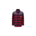 MONCLER ENFANT Plaid Wool Shirt, Boy, Red, Size: 14Y