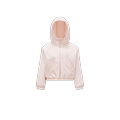 MONCLER ENFANT Prague Hooded Rain Jacket, Pink, Size: 12Y