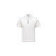 MONCLER ENFANT Logo Polo Shirt, White, Size: 4Y