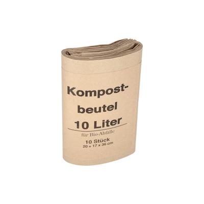 Soennecken Müllsack 20+16x36cm Papier braun 10 Stück Image