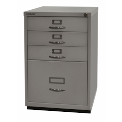 BISLEY Schubladenschrank Serie F aus Metall abschließbar in silber Bürocontainer Aktencontainer Standcontainer Image