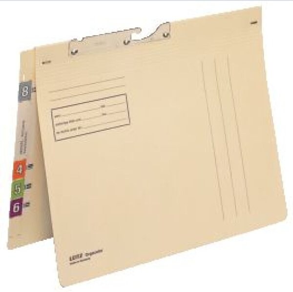 Pendelhefter A4, chamois, Amtsheftung, Karton: 260g Image