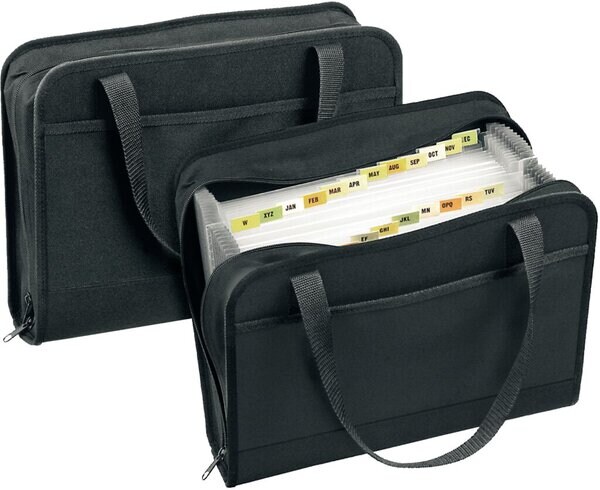 Veloflex Fächertasche Office, DIN A4, Textil, schwarz Image