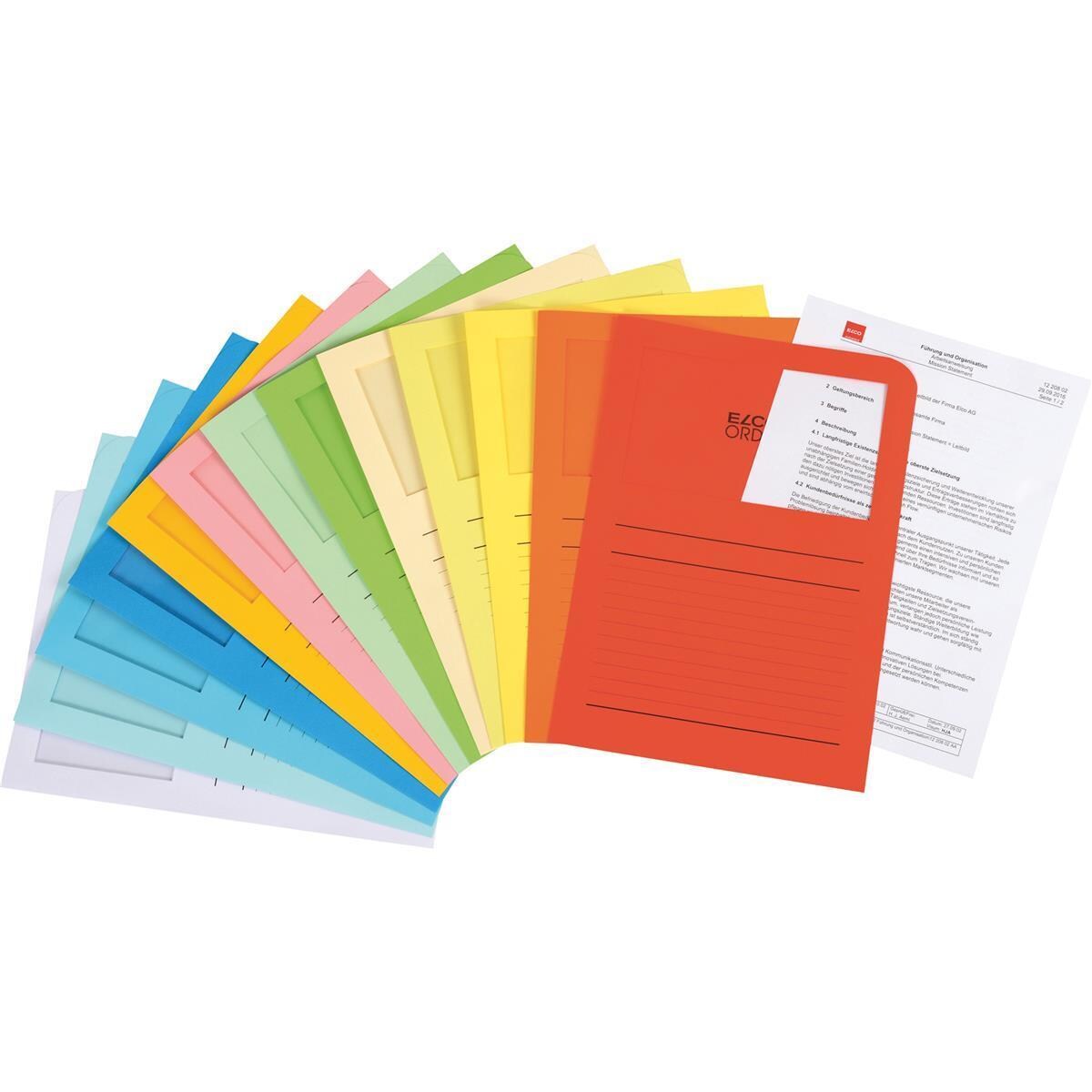 ELCO Sichtmappe ORDO Classico 29489.61 A4 grün 100 St./Pack. Image