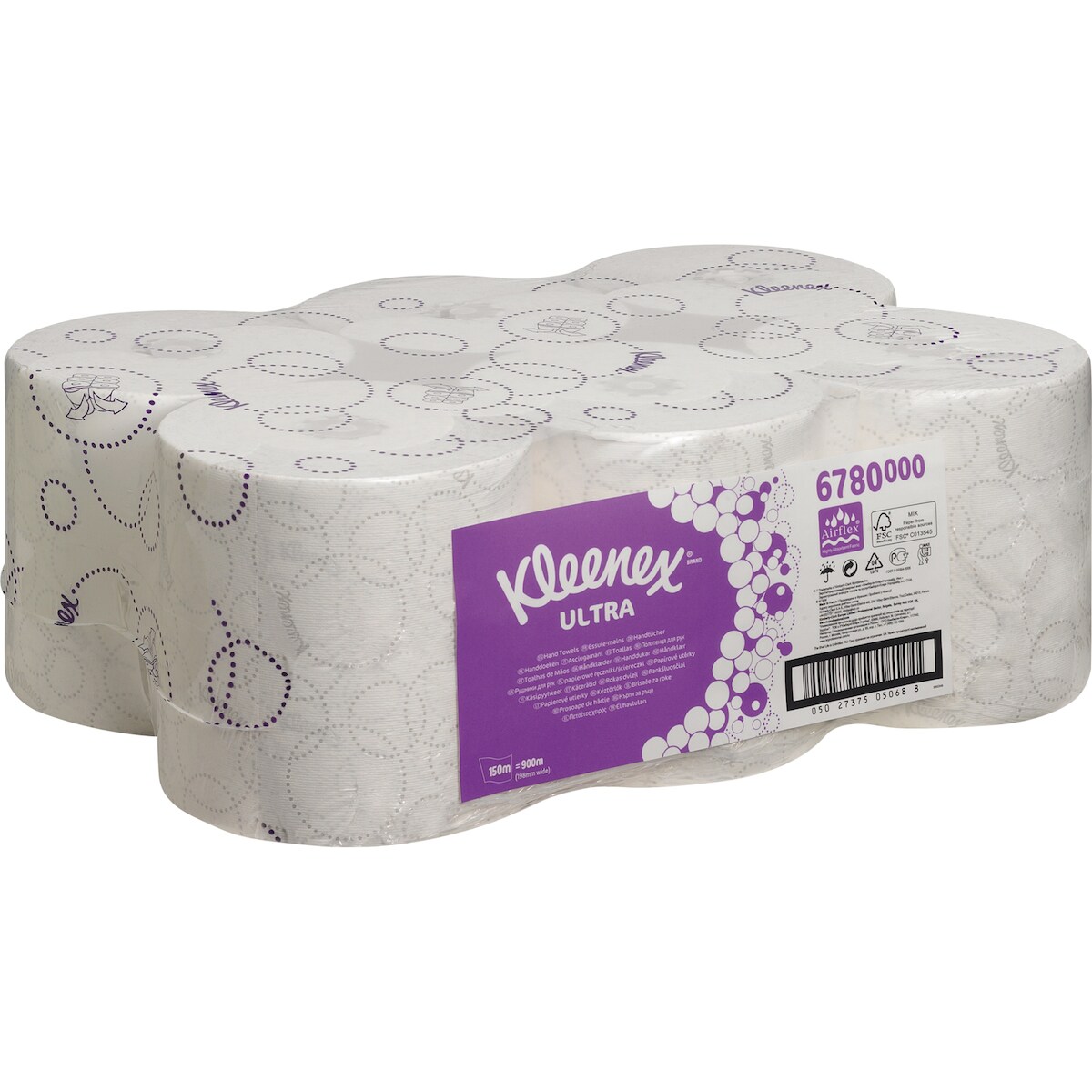 Kleenex Rollenhandtuch Ultra 6780 2lagig 150m AIRFLEX ws 6 St./Pack. Image