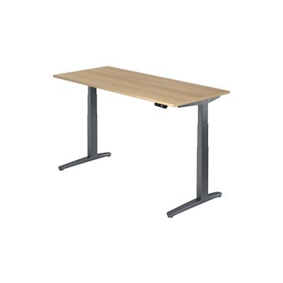 bümö elektrisch höhenverstellbarer Schreibtisch 180x80 cm mit Memory-Steuerung - Design Schreibtisch höhenverstellbar elektrisch, elektrischer Image