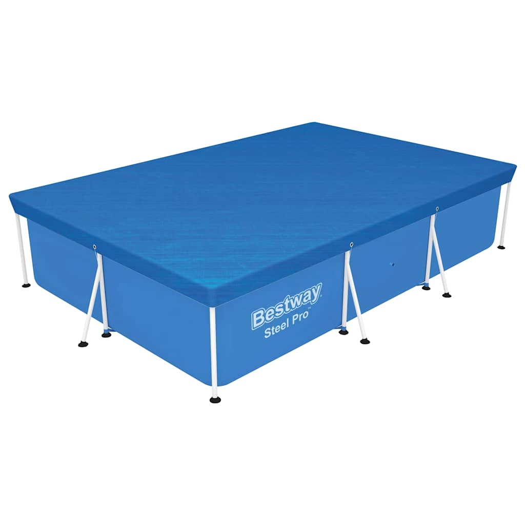 Abdeckung Schutzabdeckung für rechteckiges Schwimmbad bestway 58106 misst 300x200cm. Image