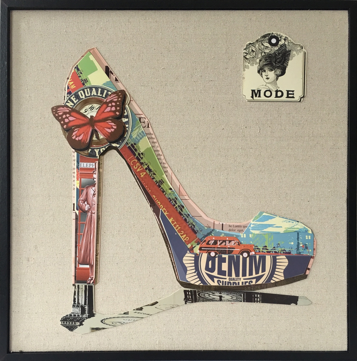 Kayoom Papier Wandbild Style I 42cm x 42cm , ca. 2,5cm (L/T) x 42cm (B) x 42cm (H) Image