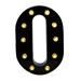 Dezsed Home Decor Clearance Black Led Marquee Number Lights Sign Light Up Marquee Number Lights Sign For Night Light Wedding Birthday Party Battery Powered Christmas Lamp Home Bar Decoration