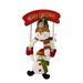 KUNyu Christmas Pendant Beautifully Increase Festive Atmosphere Wood Christmas Snowman Hang Decor for Family