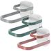 3 Pcs No Punching Hook Collapsible Hangers for Clothes Plastic Stacker Organizer Stand Rack Storage Clips