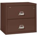 Fireking 2 Drawer 31 wide Classic Lateral fireproof File Cabinet-Brown