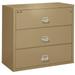 Fireking 3 Drawer 44 wide Classic Lateral fireproof File Cabinet-Sand