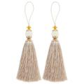 2pcs Tablecloth Tassel Ornament Hanging Tassels Blankets Decorative Tassels