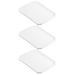 3pcs Microwave Bacon Baking Pan Compact Bacon Rack Microwave Bacon Rack Bacon Stand