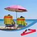 Kuluzego 1 Pack Beach Chair Towel Strap Elastic Seam Beach Chair Towel Strap Essential for Beach Chair Lounge Chairs 4 Colors