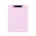 Clipboard with Storage Plastic Storage Clipboard with Low Profile Clip Heavy Duty Nursing Clipboards Foldable Clipboard Case Letter Size Smooth Writing for Work Kidsï¼Œpink