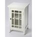 Baxter Glossy Chairside Chest In White