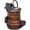 247 VMF 1/4-Horse Power 1-1/2-Inch Discharge 240-Series Cast Iron Automatic Submersible Sump Pump With VMF Switch