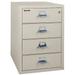 Fireking 4 Drawer 31 D Card-Check-Note File fireproof Cabinet-Parchment