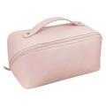 Makeup bag and Jewelry Bag for Women Travel Make Up Bag Organizer Portable Waterproof Makeup Case for Cosmetics Brushes Necklaces Bracelets Toiletry Pink