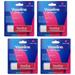 Vaseline Lip Therapy Care EC36 Rosy Fast-Acting Nourishment Ideal for Chapped Dry Cracked or Damaged Lips Lip Balm 4-Pack 0.16 Oz Each