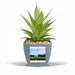 Green ing Park Photography Fake Pineapple Flower Pot Vase Mini Decor