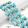 Land Long 40pcs(2 Strands/Set) EC36 15x20mm Blue Howlite Turquoise Healing Energy Stone Beads Butterfly Shape Gemstone Beads for Jewelry Making Bracelet Earrings DIY